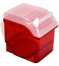 Parafilm dispenser, ABS, red